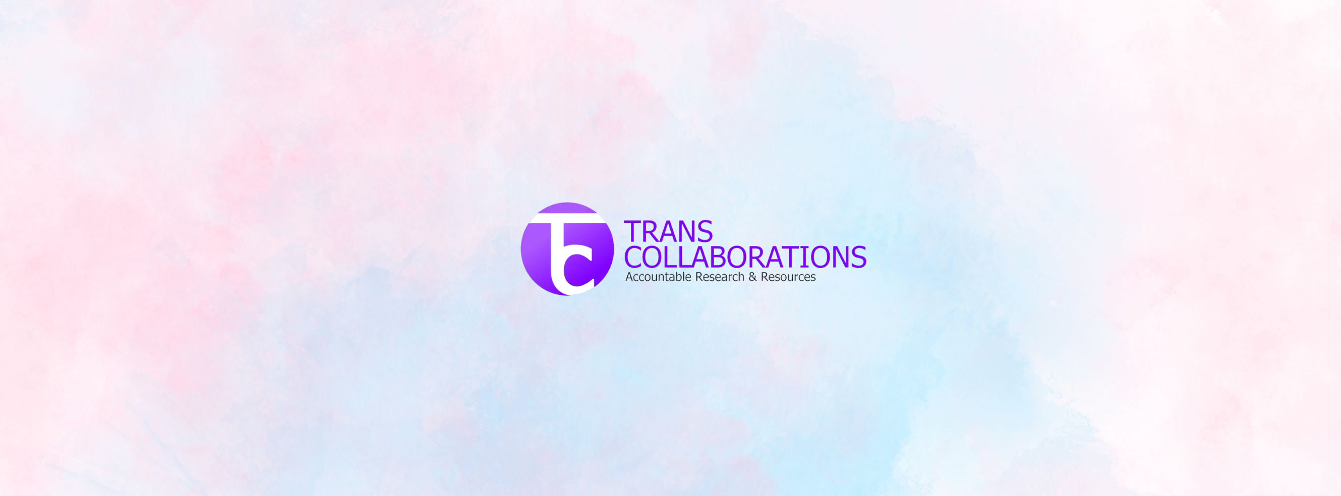 Trans collaborations logo that says "accountable research and resources" underneath the logo